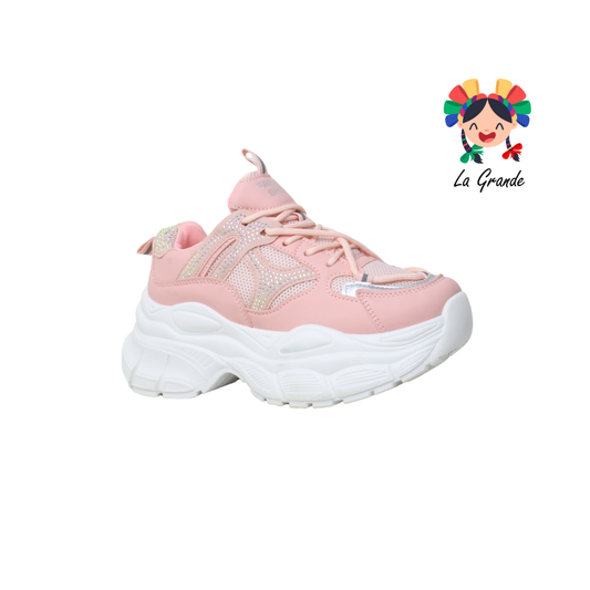 G04-1C FOSUM Rosa Sint Tenis Casual Estilo Urban para Dama