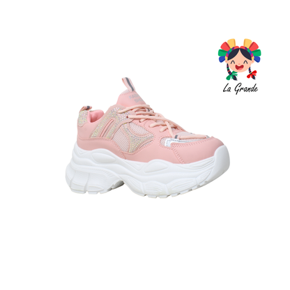 G04-1C FOSUM Rosa Sint Tenis Casual Estilo Urban para Dama