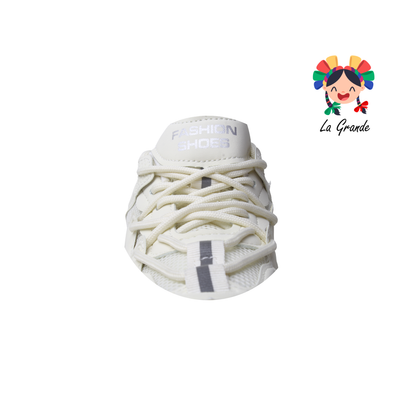 G04-4B FOSUM Beige Textil Tenis Casual Estilo Urban para Dama