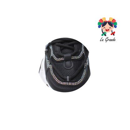 G06-1A FOSUM Negro Textil Tenis Casual para Dama
