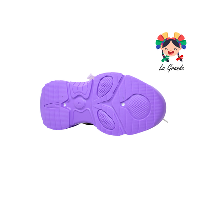 G06-2C FOSUM Morado Textil Tenis Casual Estilo Urban para Dama