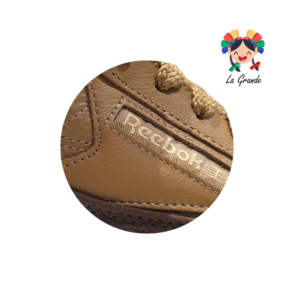 GEO MID REEBOK Café Beige Tenis Importado Original para Joven y Dama