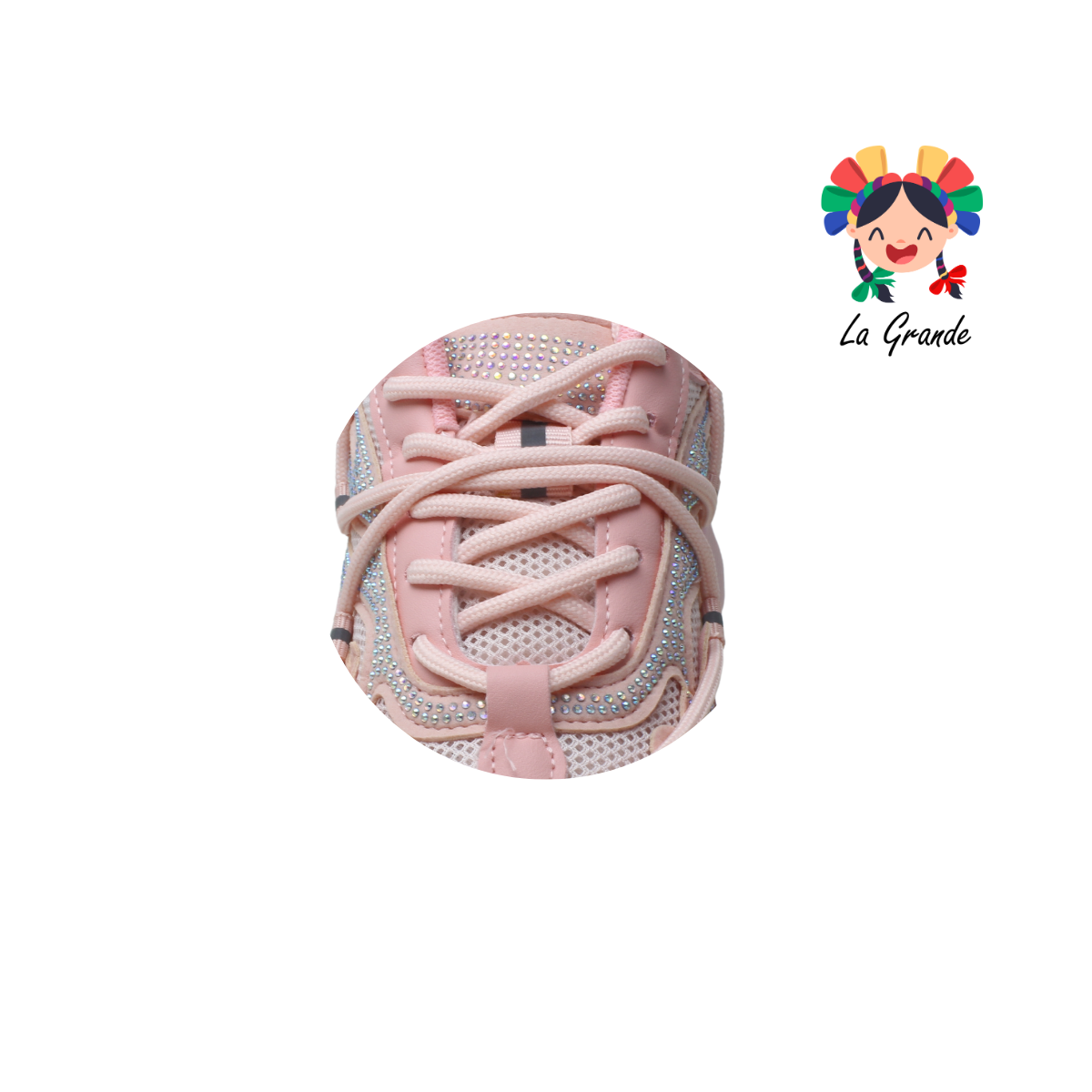 G06-1C FOSUM Rosa Textil Tenis Casual Estilo Urban para Dama