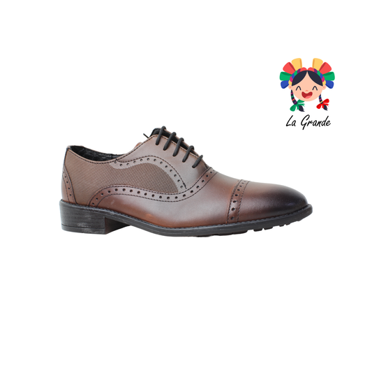 H22544 STEFANNO BOZZOLI Zanahoria Piel Zapato de Vestir para Caballero