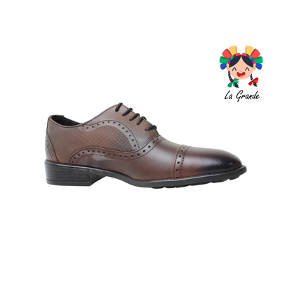 H22544 STEFANNO BOZZOLI Zanahoria Piel Zapato de Vestir para Caballero