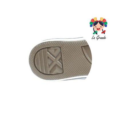 HI CONVERSE Blanco Textil Tenis Casual Importado Original para Niña, Niño, Dama, Joven y Caballero