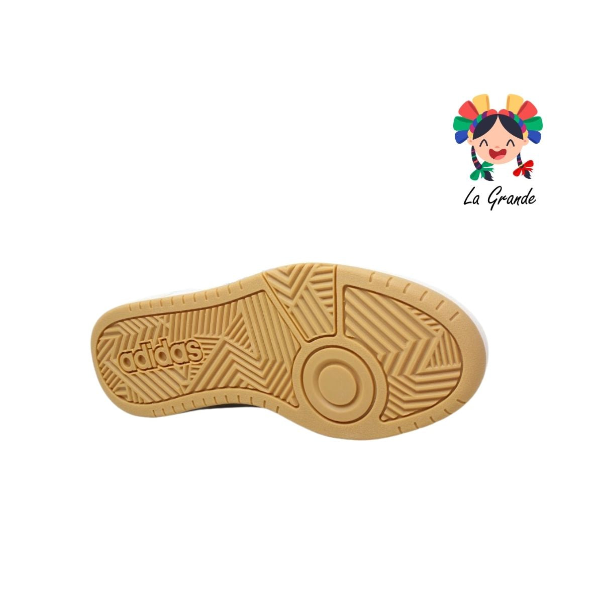 Hoops 3.0 Mid ADIDAS Beige Azul Tenis Casual Original Importado para Dama