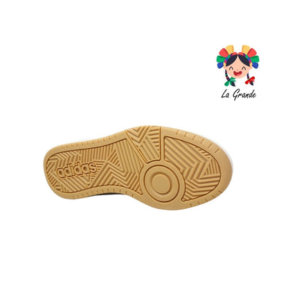 Hoops 3.0 Mid ADIDAS Beige Azul Tenis Casual Original Importado para Dama
