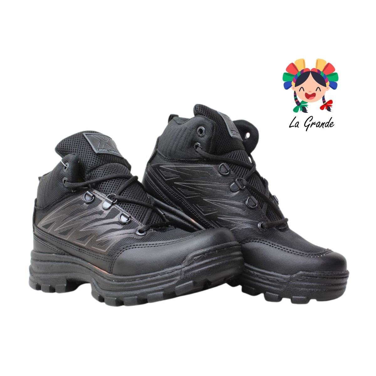 Hotmail CROSS-X Negro Total Sint Bota Industrial sin Casco para Caballero