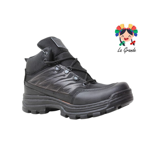 Hotmail CROSS-X Negro Total Sint Bota Industrial sin Casco para Caballero