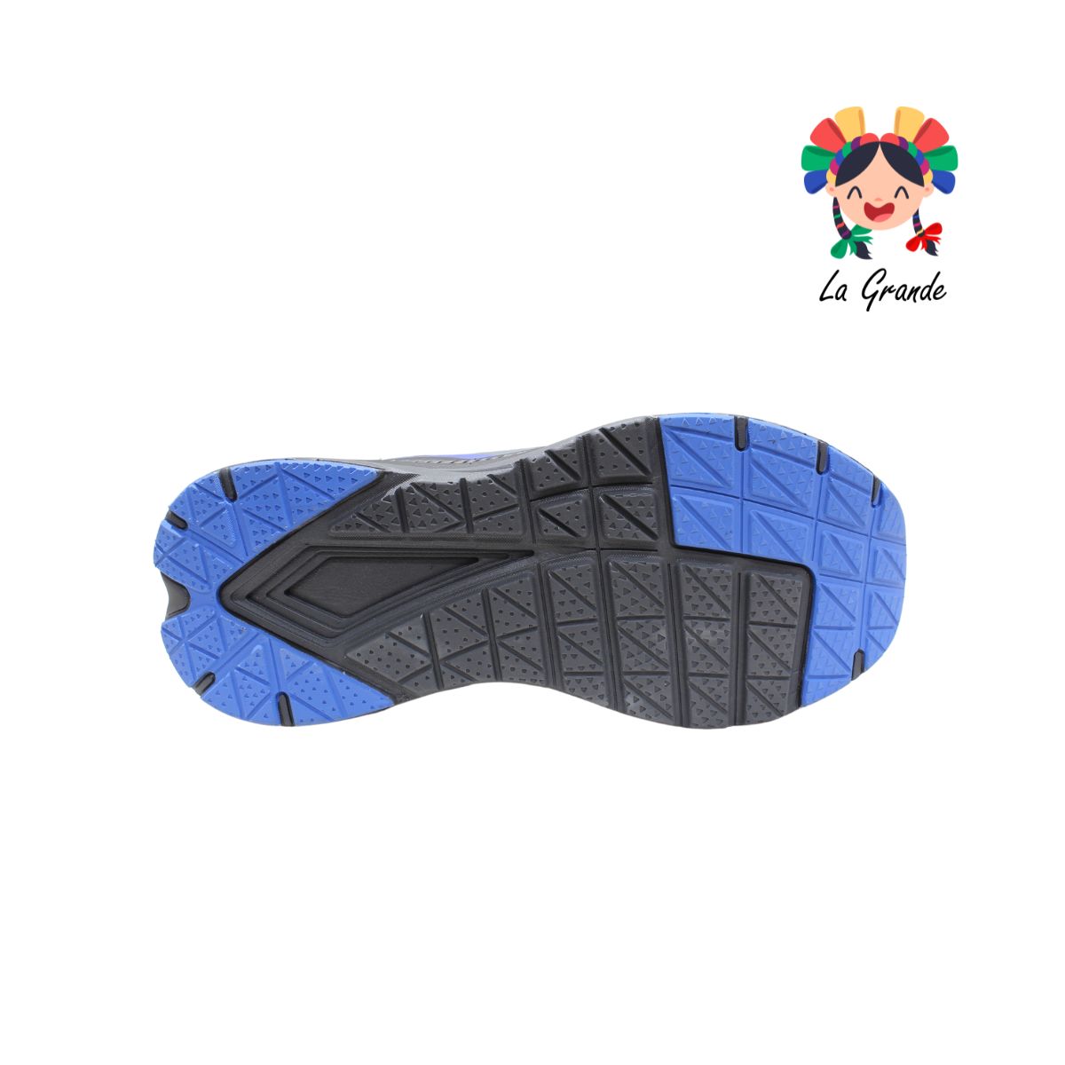 4013 LOTTO Negro Azul Tenis Deportivo Importado Original para Caballero