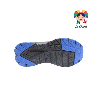 4013 LOTTO Negro Azul Tenis Deportivo Importado Original para Caballero