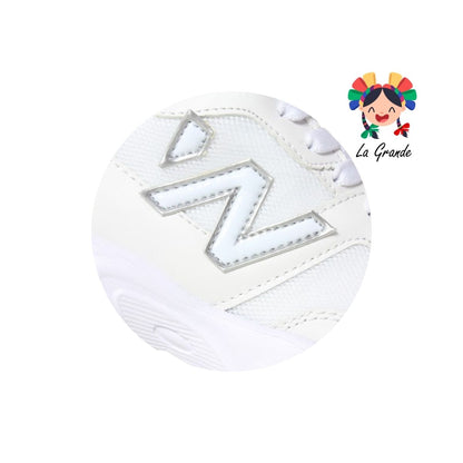 J02 NEW LINE Blanco Blanco Tenis Deportivo para Dama, Joven y Caballero