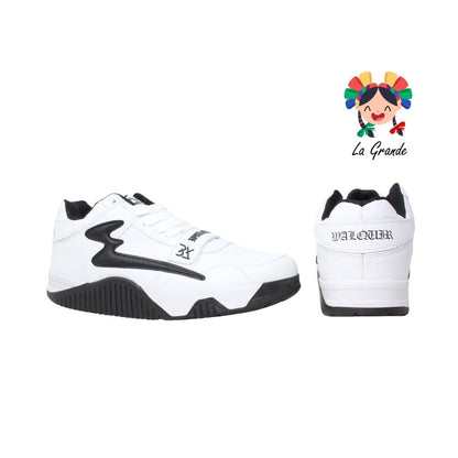 Jack WALKQUIR Blanco Negro Tenis Casual para Caballero
