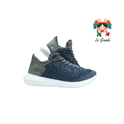 KRAVEN LOTTO Azul Oxford Tenis Deportivo para Caballero