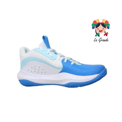 Lockdown 7 UNDER ARMOUR Blanco Azul Tenis Deportivo Original Importado para Caballero