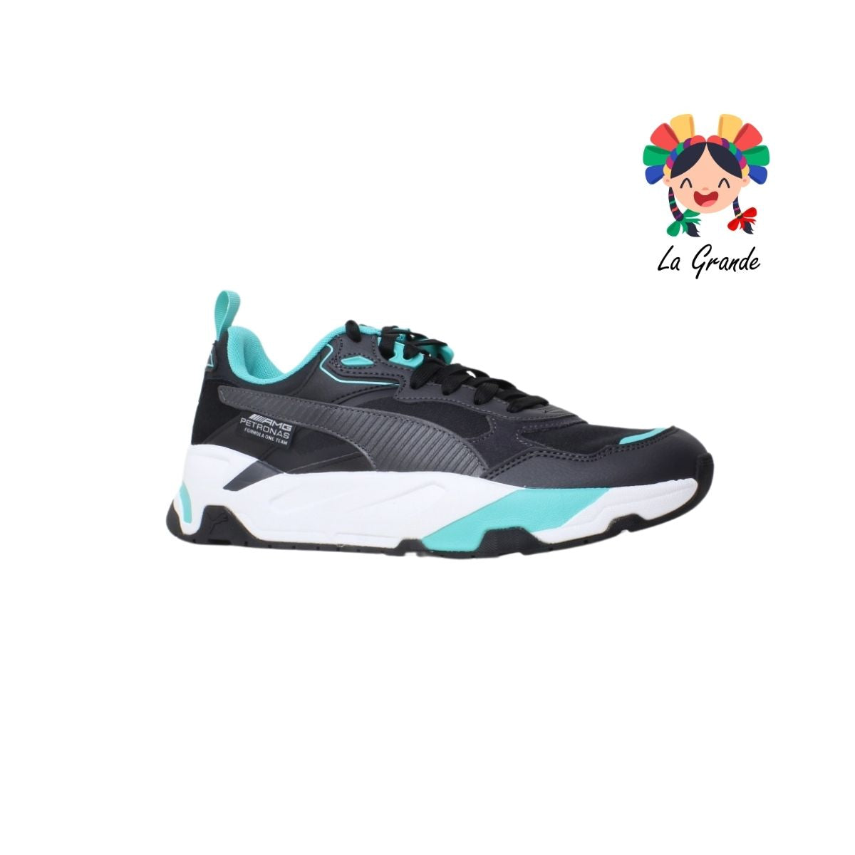 MAPF1 PUMA Negro Azul Tenis Importado Original para Caballero