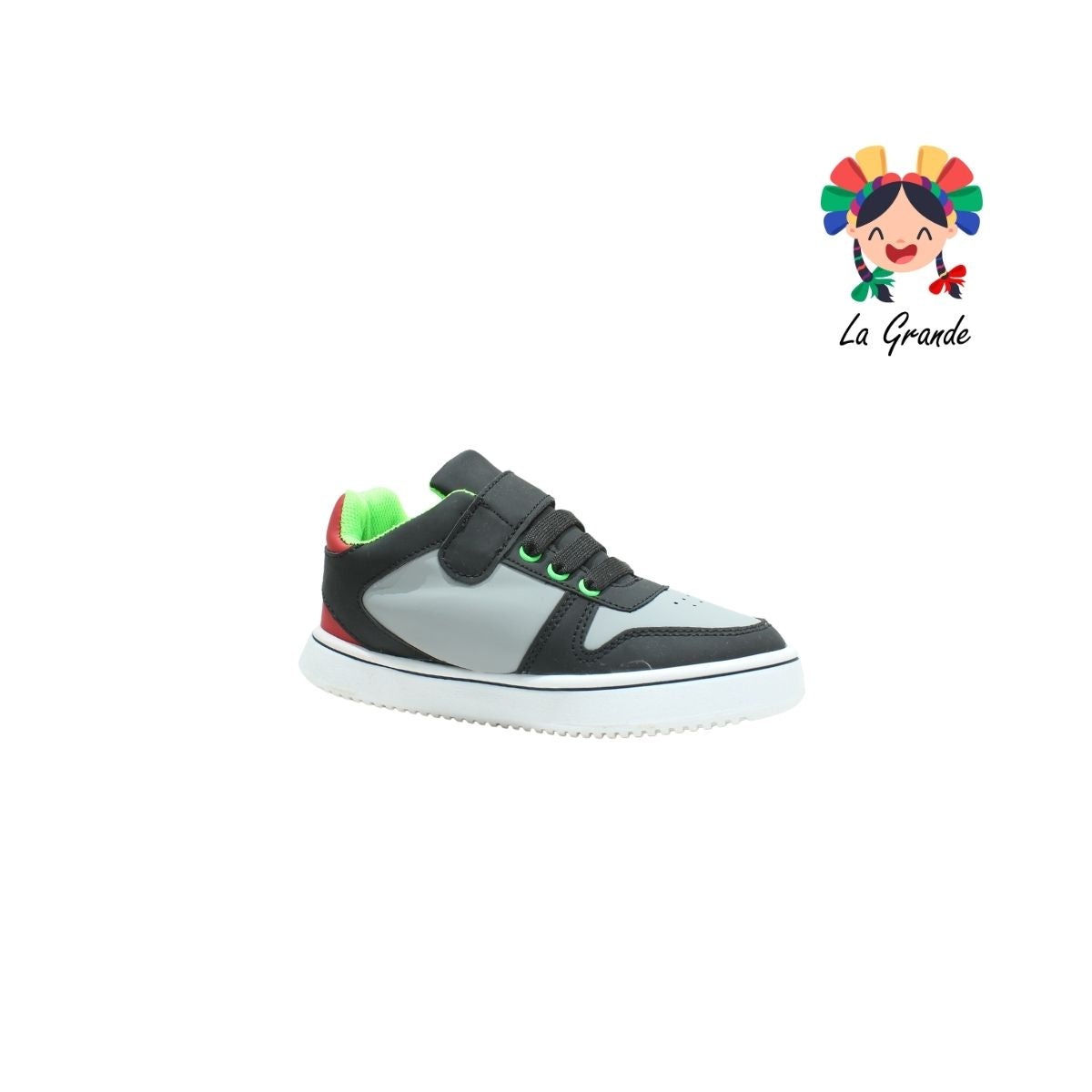 MOY ATROM Negro Gris Neón Tenis Nave Espacial para Niño y Niña