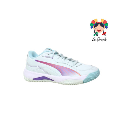 NOVA COURT PUMA Azul Morado Tenis Casual Importado Original para Dama