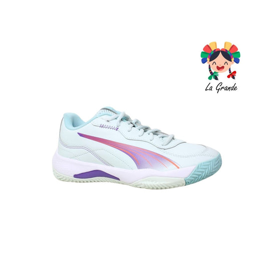 NOVA COURT PUMA Azul Morado Tenis Casual Importado Original para Dama