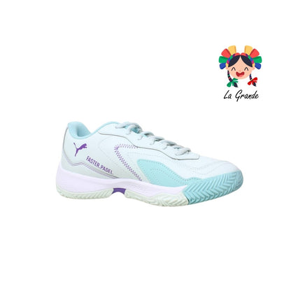 NOVA COURT PUMA Azul Morado Tenis Casual Importado Original para Dama