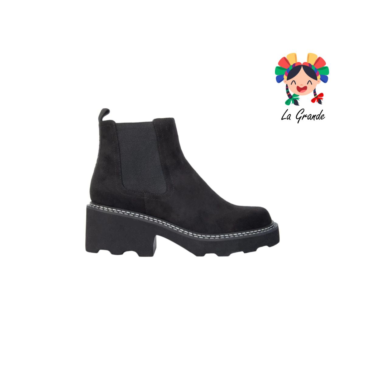 OC87 GOODYEAR Negro Sintético Botín para Dama