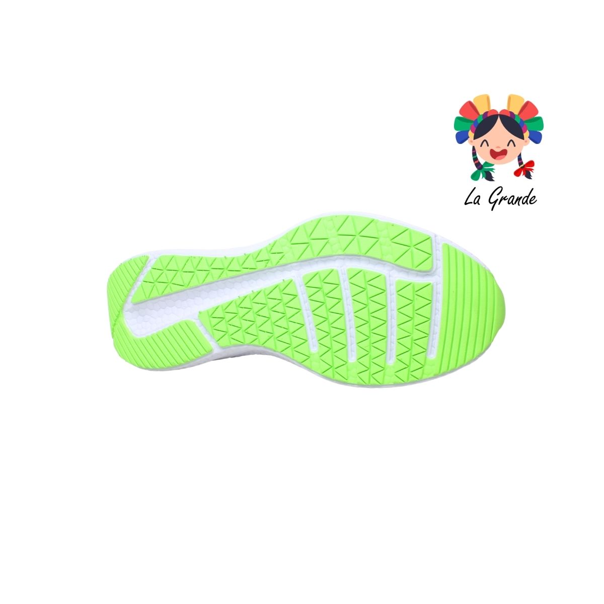 0H459102 LOTTO White Neon Tenis Deportivo para Caballero
