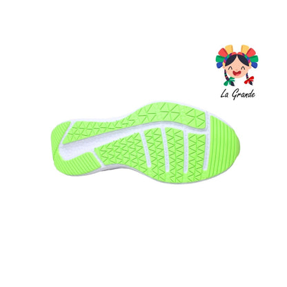 0H459102 LOTTO White Neon Tenis Deportivo para Caballero