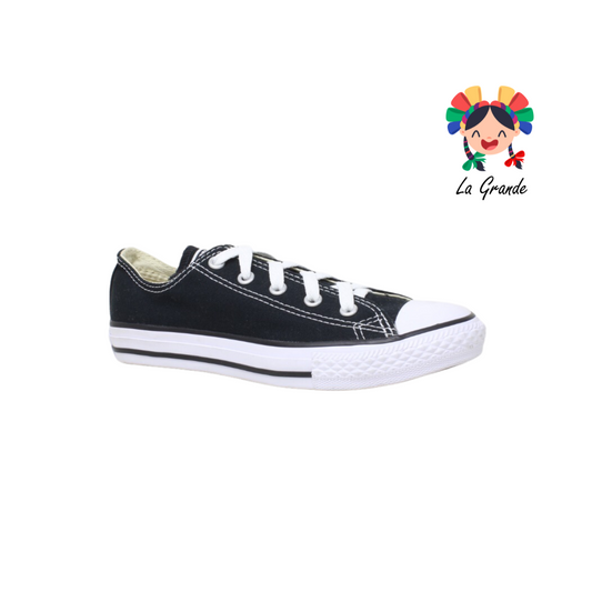 OX CONVERSE Negro Textil Tenis Choclo Importado Original para Dama, Joven y Caballero