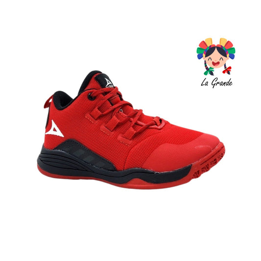 2007 PIRMA Rojo Negro Sint Tenis Deportivo Basketball para Niño y Niña Original