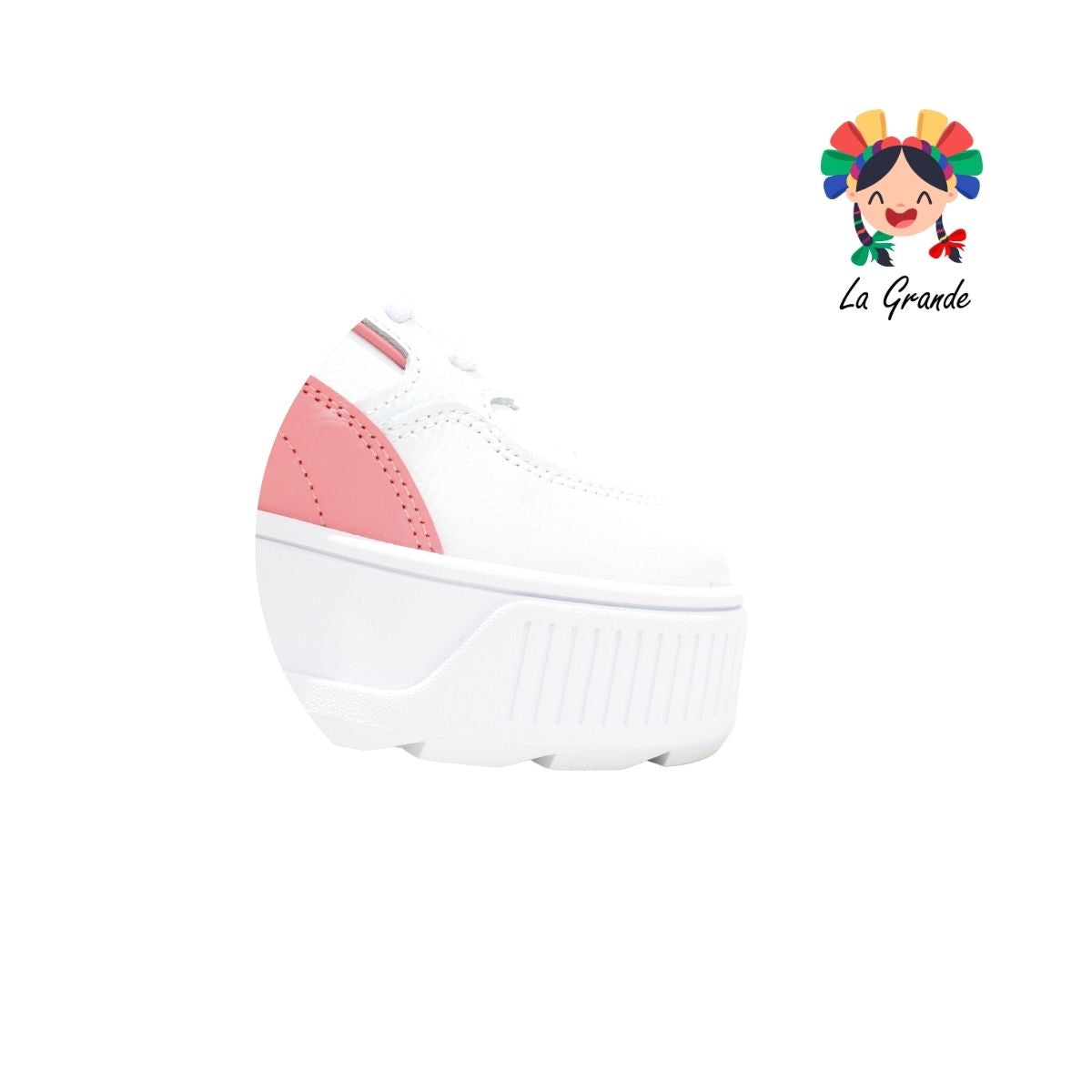 KARMEN PUMA Blanco Rosa Tenis Plataforma Importado Original para Dama