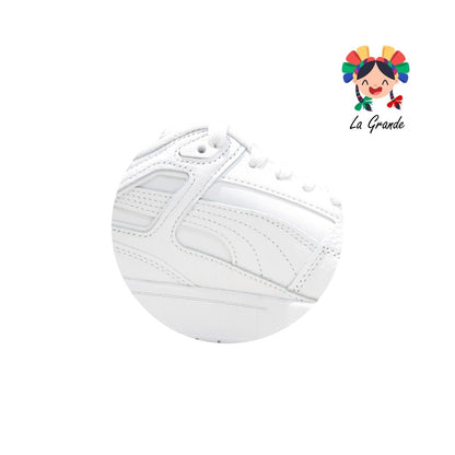 SLIPSTREAM PUMA Blanco Piel Tenis Importado Original para Joven y Dama