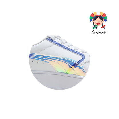 5301 KARMEN DEEP PUMA Blanco Tornasol Rs Tenis Importado Original para Dama
