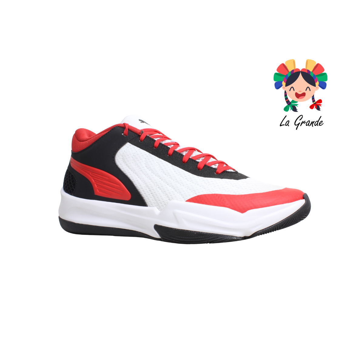 Court Pro Z PUMA Bco Ngo Rojo Tenis Deportivo Importado Original para Caballero