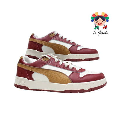 336 GAME-PUMA  Rojo Beige Tenis Importado Original para Caballero