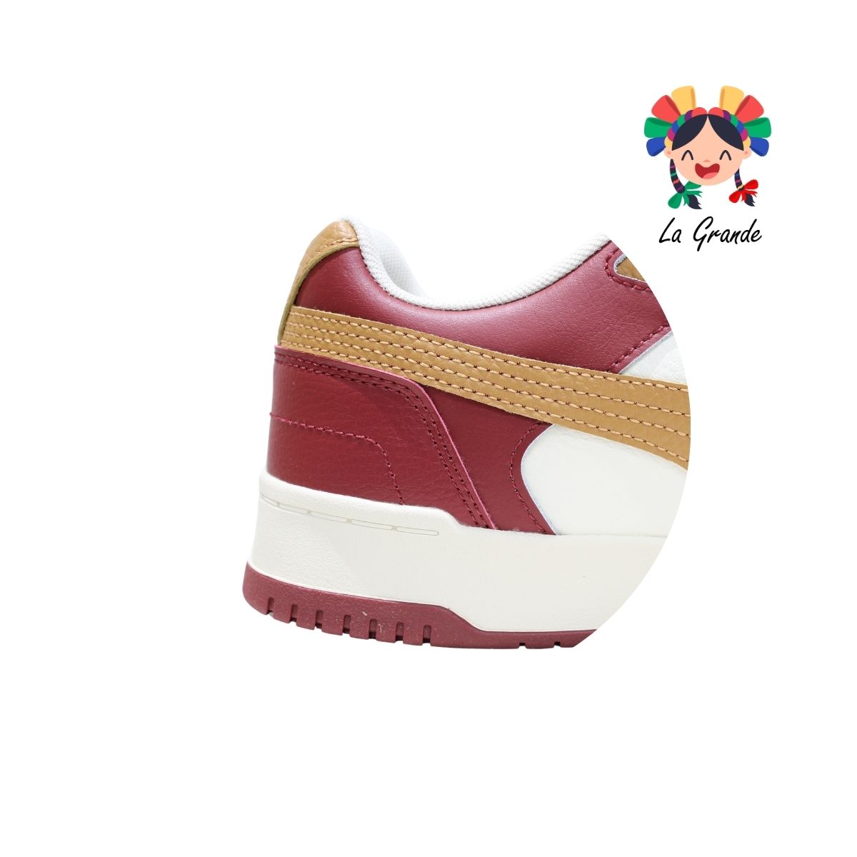 336 GAME-PUMA  Rojo Beige Tenis Importado Original para Caballero