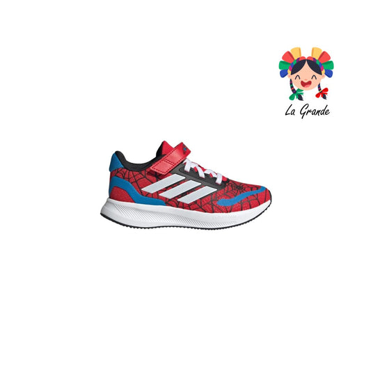 RUNFALCON SPIDER MARVEL Rojo Ngo Bco Tenis Deportivo para Niño y Niña