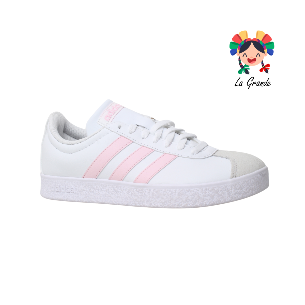 SUMMER ADIDAS Blanco Rosa Tenis Importado Original para Dama
