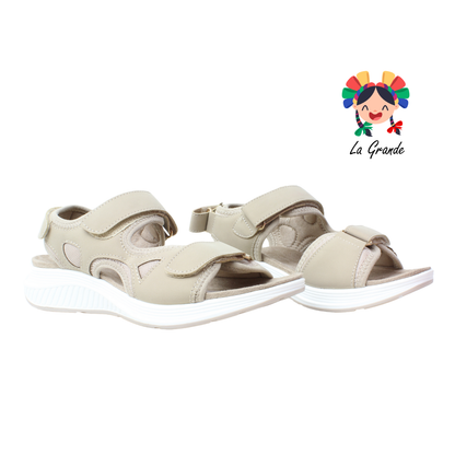 T100 PROKENNEX Taupe Sintético Sandalia Deportiva para Dama