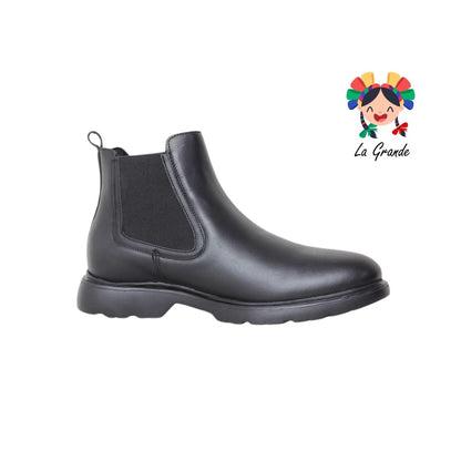TAY005 SABATTER Negro Piel Botín Casual para Caballero