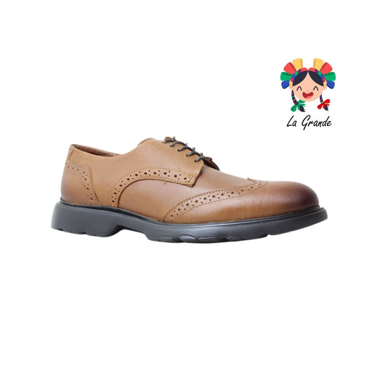 TAY009 DOGI Miel Piel Atanado Zapato Casual para Caballero