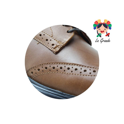 TAY009 DOGI Miel Piel Atanado Zapato Casual para Caballero