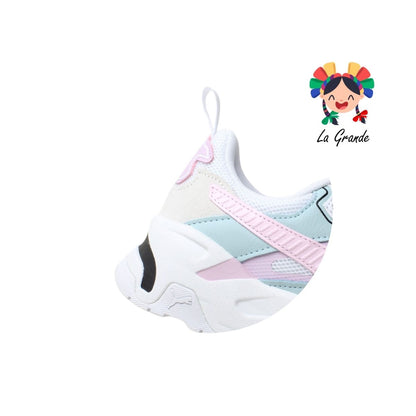TRINITY PUMA Blanco Rs Turquesa Tenis Deportivo Original Importado para Dama