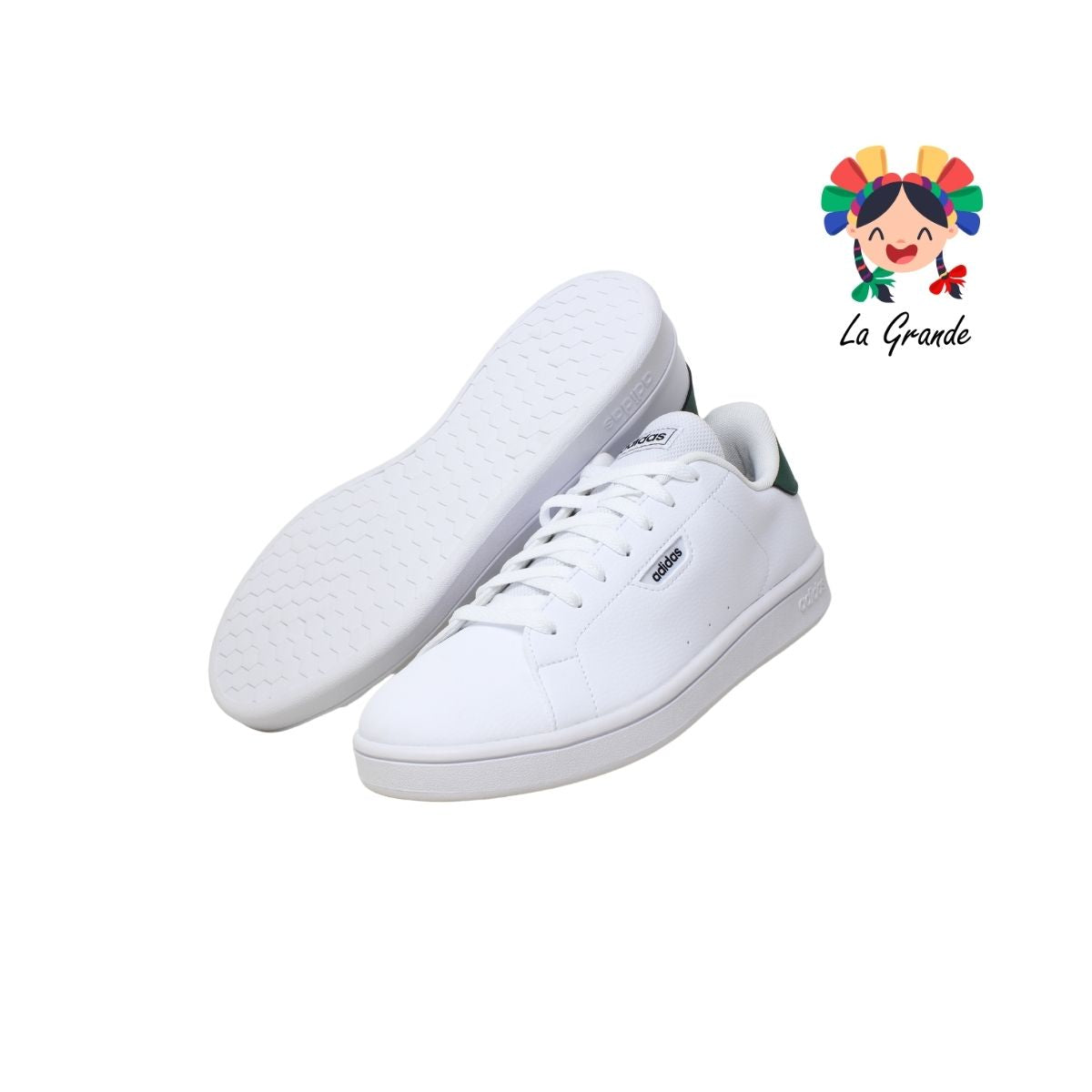 URBAN COURT ADIDAS Blanco Vde Tenis Importado Original para Caballero