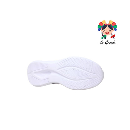V-036 VANNI CLUB Negro Blanco Tenis Deportivo para Dama y Joven