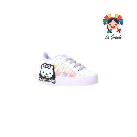 V-040 VANNI CLUB Lila Blanco Sintético Tenis Casual para Niña