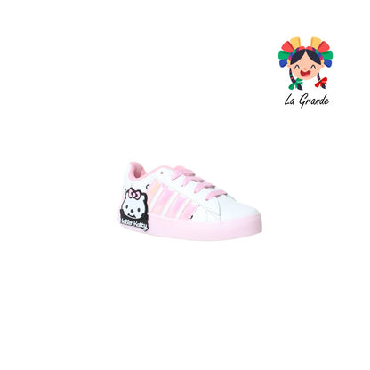 V-040 VANNI CLUB Rosa Blanco Sintético Tenis Casual para Niña