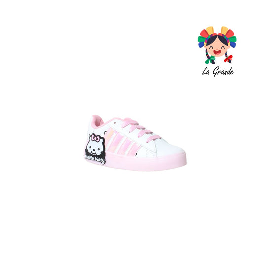V-040 VANNI CLUB Rosa Blanco Sintético Tenis Casual para Niña