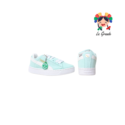 V-043 VANNI CLUB Aqua Blanco Tenis Casual para Niña, Niño, Dama y Joven