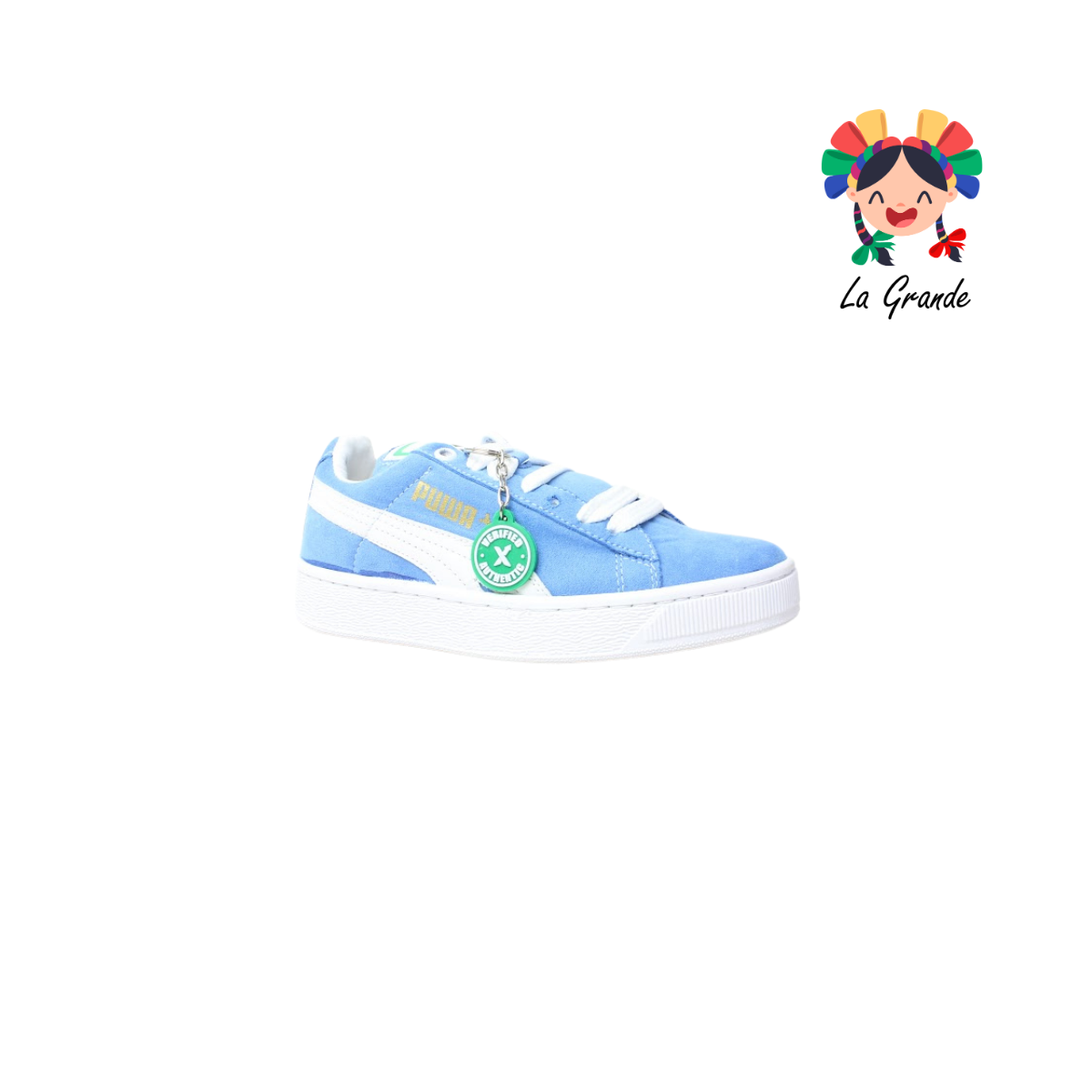 V-043 VANNI CLUB Cielo Blanco Tenis Casual para Niña, Niño, Dama y Joven